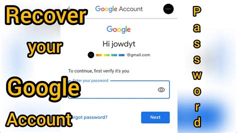 Google accounts