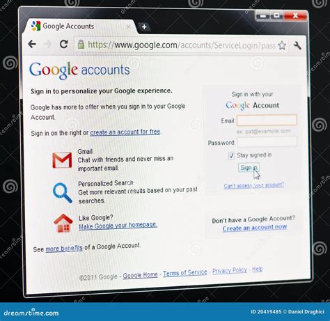 Google accounts