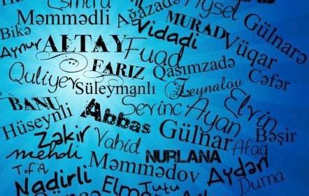 Азербайджанские имена мужские