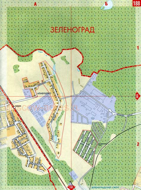 Зеленоград на карте