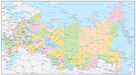 Карта россии 2023