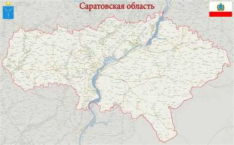 Карта саратовской области