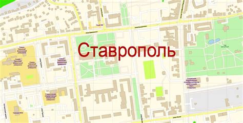Карта ставрополя