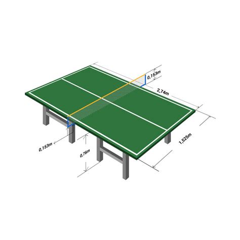 Размеры теннисного стола