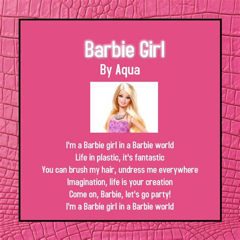 Barbie girl текст