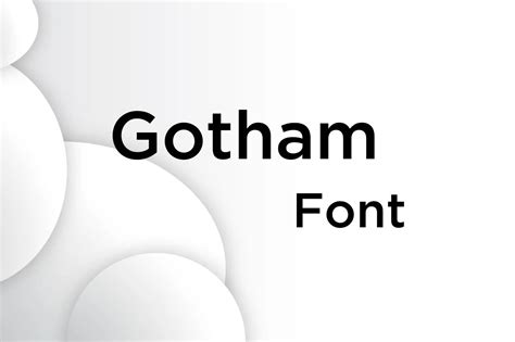 Gotham font