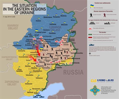 Interactive map ukraine war