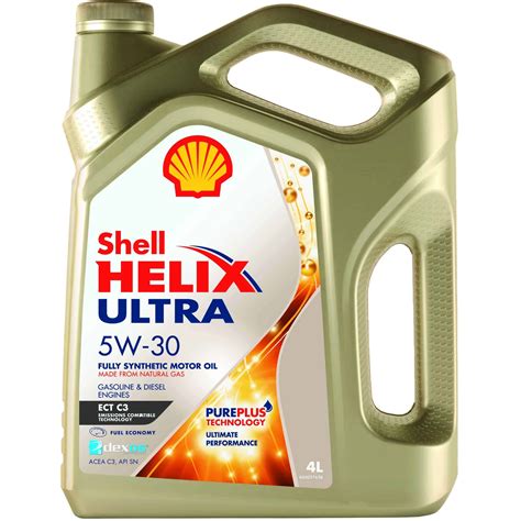 Shell helix ultra ect c3 5w 30 4 л