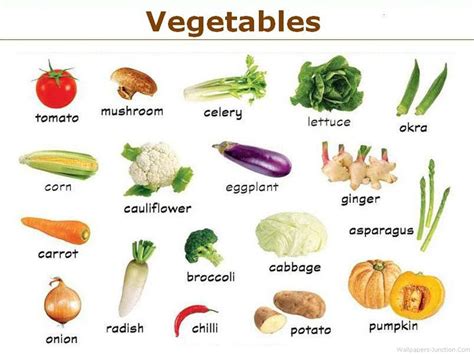 Vegetables перевод