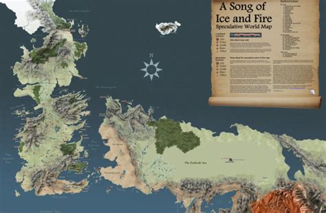 Карта игры престолов