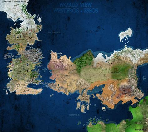 Карта игры престолов