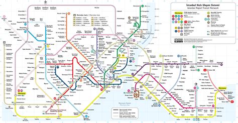 Карта метро стамбула