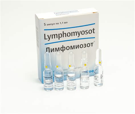 Лимфомиозот инструкция