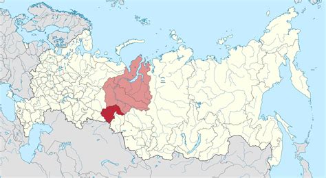 Тюмень на карте россии