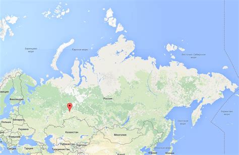 Тюмень на карте россии
