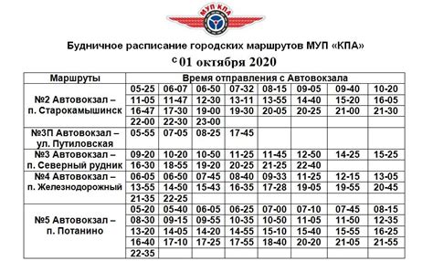 117 автобус расписание