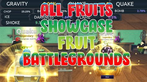 Fruit battlegrounds